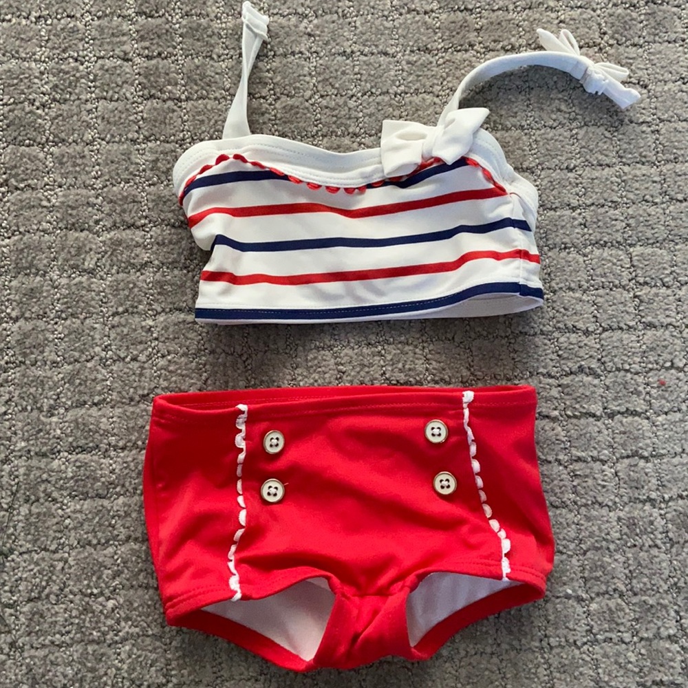 12-18 month girls old bathing suit